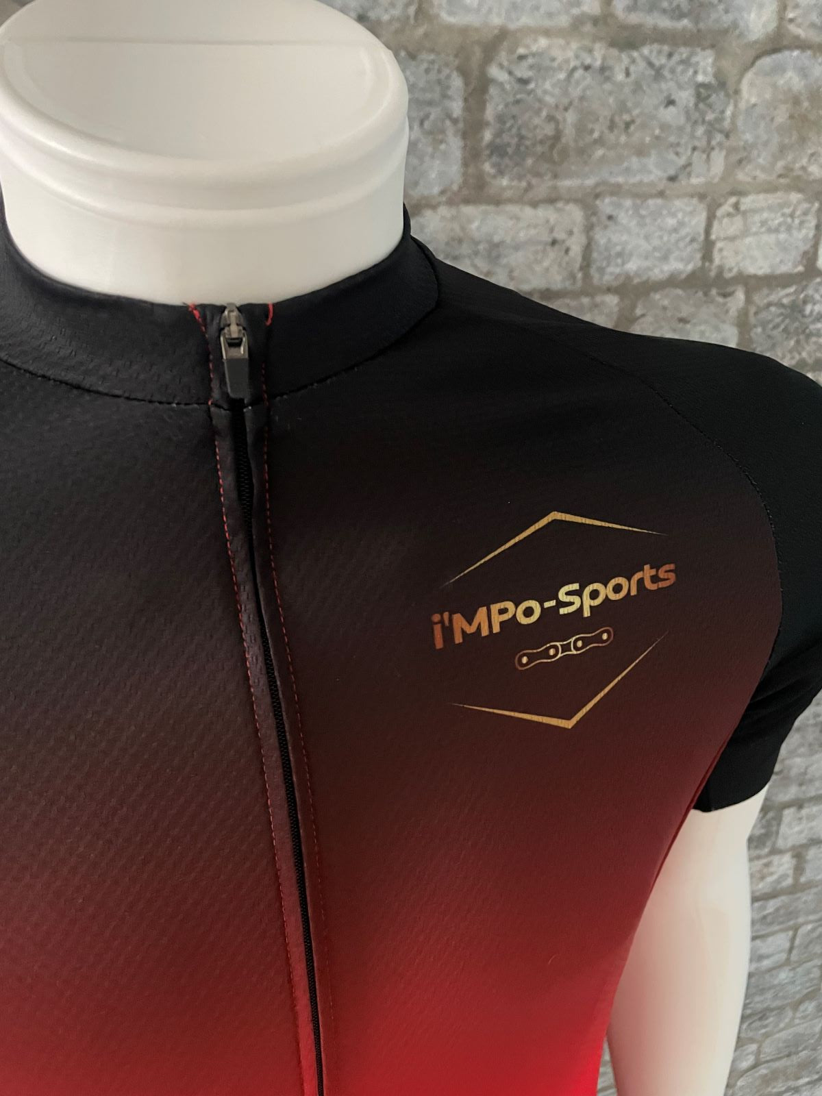 Fietsshirt Black&Red